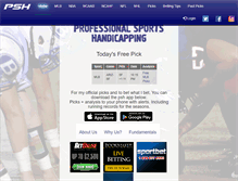 Tablet Screenshot of professionalsportshandicapping.com